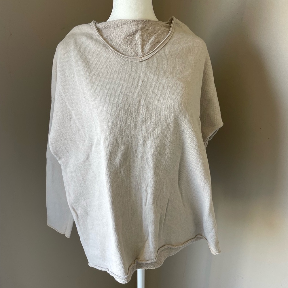 Women's Terry Pullover Sweater - Sz. L